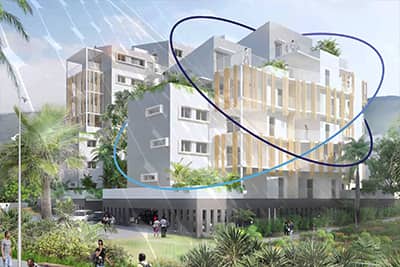 Bâtiment connecté utilisant la technologie Sigfox