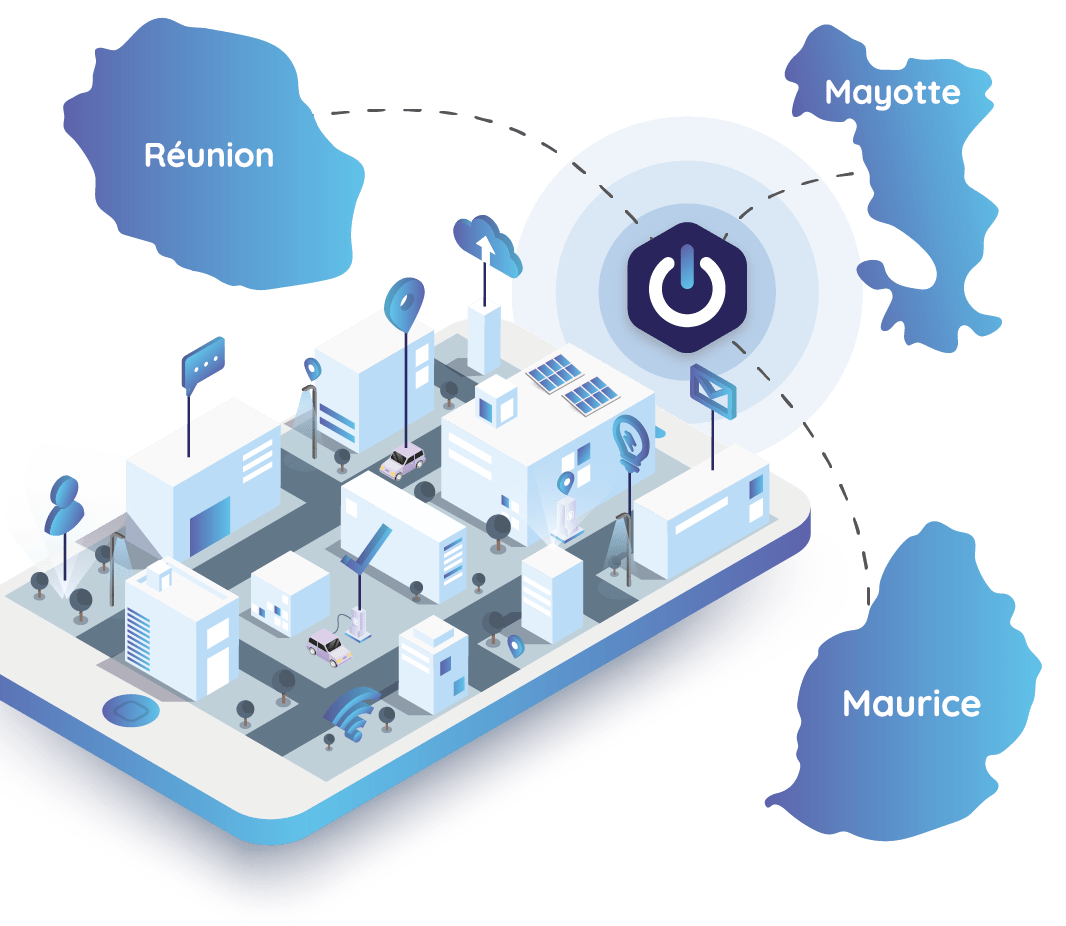 Projets connectés IOT océan indien réunion maurice mayotte