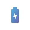 Batterie IoT Sigfox Icone Icone d'une Batterie présentant l'IoT avec Sigfox